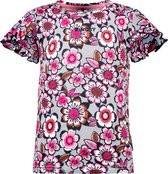 B.Nosy meisjes t-shirt met Brilliant Flower aop  Maat 104