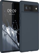 kwmobile telefoonhoesje voor Google Pixel 6 - Hoesje voor smartphone - Back cover in bosbesblauw