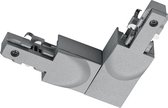 Spanningsrail Doorverbinder - Trion Dual - Hoek L Connector - Aarde Buiten - 2 Fase - Mat Titaan