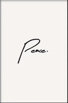 Walljar - Peace - Muurdecoratie - Poster