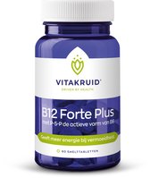 Vitakruid B12 Forte Plus 60 Voedingssuplement - smelttabletten