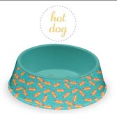 Tarhong voerbak hond hot dog melamine (25X7 CM 1400 ML)