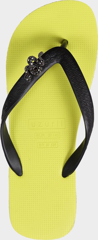 Uzurii Sport Switch Cobra Dames Slippers Neon Lime | Geel | Kunststof | Maat 43/44 | 22.055.75