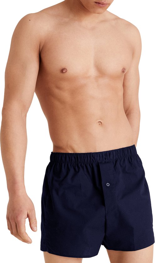 Ondergoed Heren - Losse Boxershort Heren - 6 Pack - Navy Blauw - XL - Comfortabele Wijde Boxershorts voor Mannen - Pierre Calvini