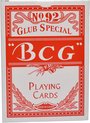 Afbeelding van het spelletje BCG Poker Kaarten No. 92 Club Special Rood