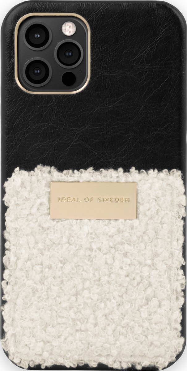 iDeal Of Sweden Statement Case iPhone 12/12 Pro Cream Faux Sherling
