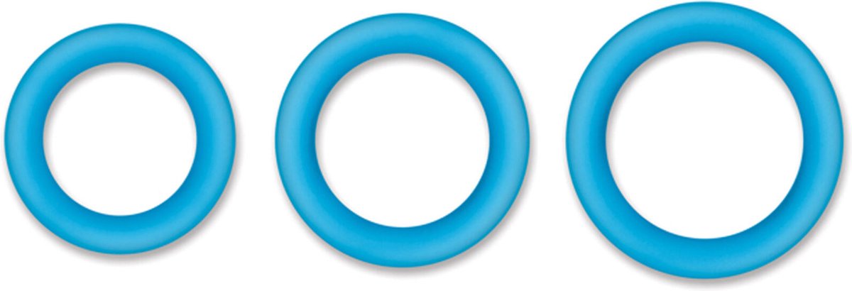 Firefly - Halo - Cockring - Glow-in-the Dark Blauw 50 mm