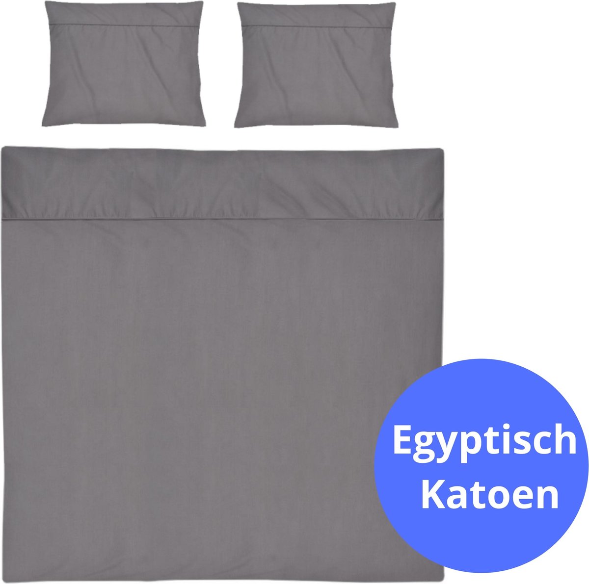 Papillon Monte Carlo Dekbedovertrek Grijs - 200x200/220 cm - Zeer Hoogwaardige Kwaliteit - Super Zacht