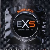 Exs Black Latex - 12 pack - Condoms natural latex- black