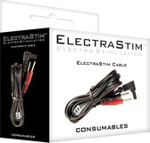 Spare/Replacement Cable - Electric Stim Device black