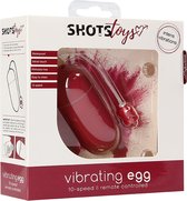 10 Speed Vibrating Egg - Red - Eggs red