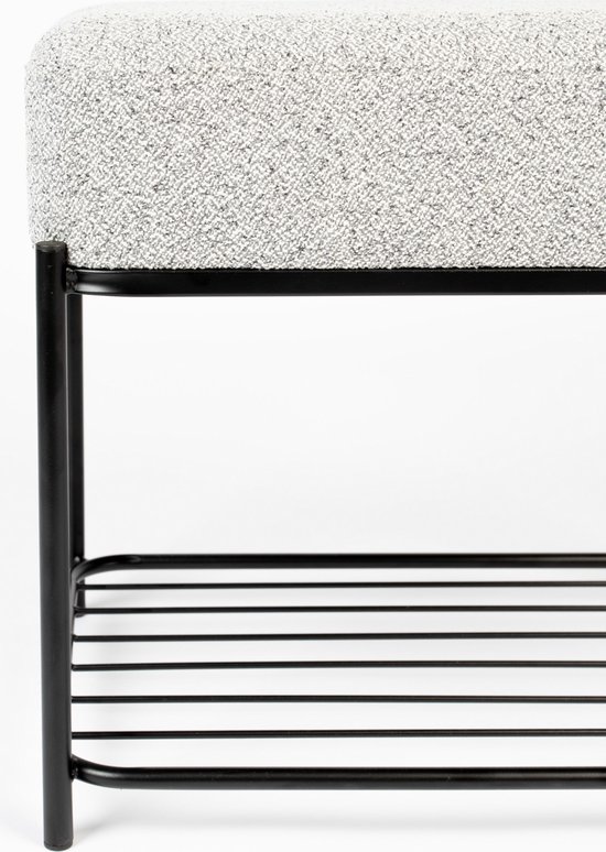 Tabouret Feliz Style de vie Milou - Carré - Grijs