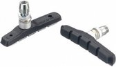remblokken V-brake 72 x 12,5 mm zwart 2 stuks