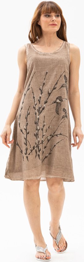 Robe Femme Aquatolia, robe Fidan - marron clair / M