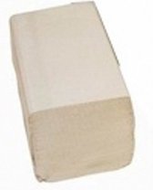 Handdoek Papier Z-Vouw Naturel 23X25CM 250 St.