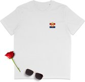 Koningsdag T Shirt - Koning Shirt met print -  Koningsdag tshirt dames - Koningsdag t Shirt heren -  Oranje t-Shirt - Unisex Shirt voor vrouwen en mannen - Oranje feest Shirt - Maten: S M L X