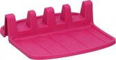 lepelhouder 14,8 x 14,2 x 4,1 cm siliconen roze
