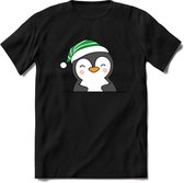 Merry Christmas Sneeuwpop - T-Shirt - Dames - Mouse Grey - Maat XL