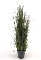 Kunstplant groen gras sprieten 90 cm - Grasplanten/kunstplanten voor binnen gebruik