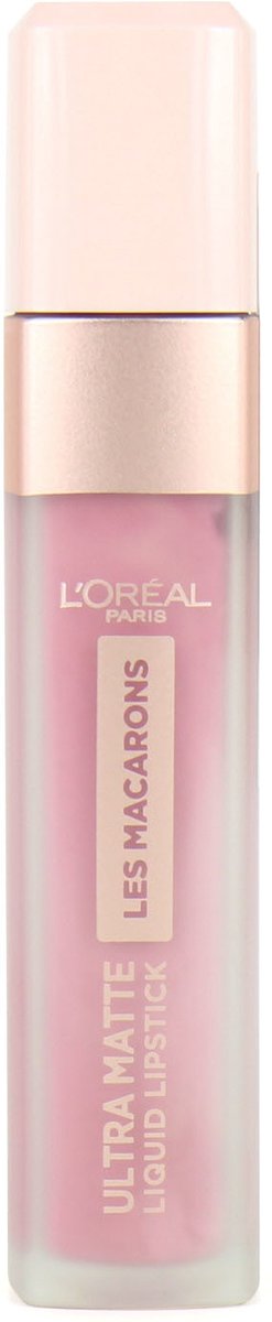 L'Oréal Paris Les Macarons Langhoudende Matte Lipstick - 818 Dose of Rose – Roze – 6,7 ml - L’Oréal Paris