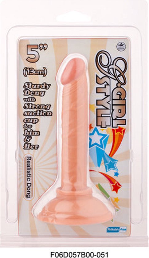 NMC – Penis Replica Dildo Zeer Flexibel met Zuignap Realistisch Plezier 15 cm - beigeig