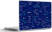 Laptop sticker - 12.3 inch - Zodiac - Sterrenhemel - Nacht - Patronen - Jongens - 30x22cm - Laptopstickers - Laptop skin - Cover