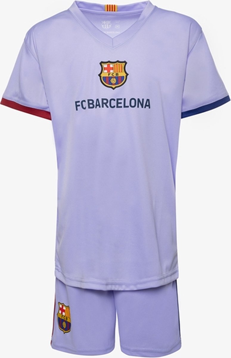 Doe alles met mijn kracht Sociaal voor het geval dat FC Barcelona tweedelige kinder sport set - Paars - Maat 140 | bol.com