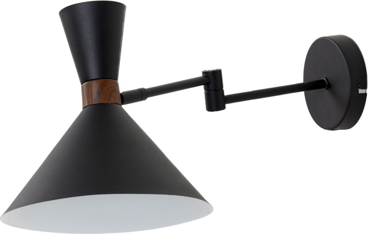 vtwonen Wandlamp Hoodies - Zwart - 25x50,5cm - Binnen Modern