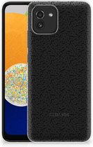 TPU Silicone Hoesje Geschikt voor Samsung Galaxy A03 Telefoonhoesje Stripes Dots