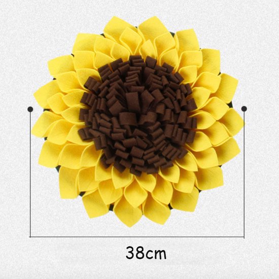 zonnebloem snuffelmat