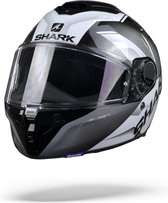 SHARK SPARTAN GT ELGEN BLACK ANTHRACITE WHITE FULL FACE HELMET XL - Maat XL - Helm