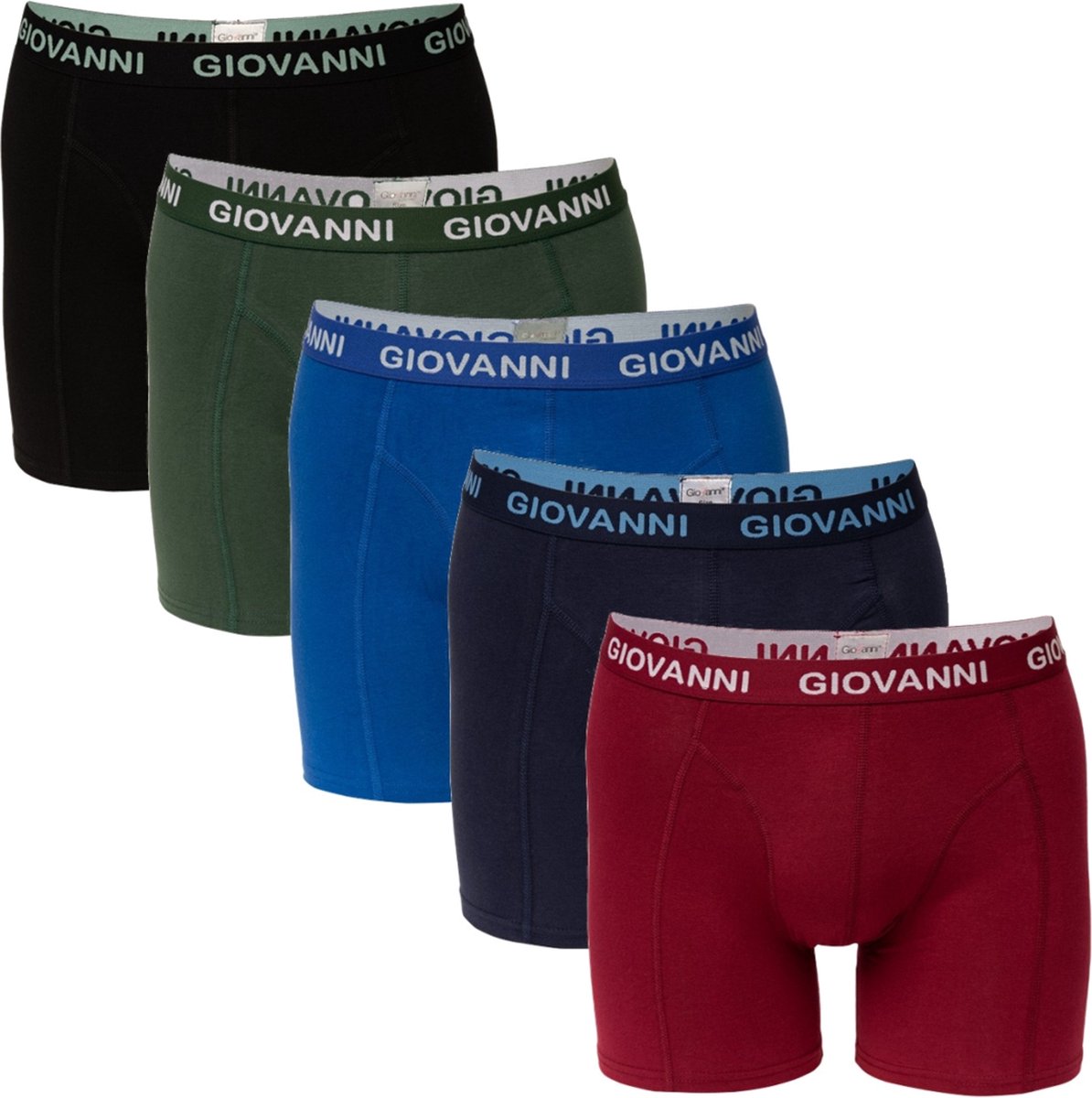 Giovanni heren boxershorts - 5-pack - MAAT XL - Cloudy