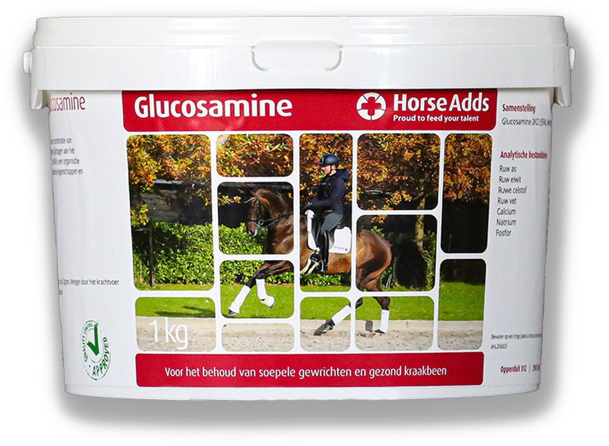 Glucosamine 1 kg - Horse Adds Paardensupplementen