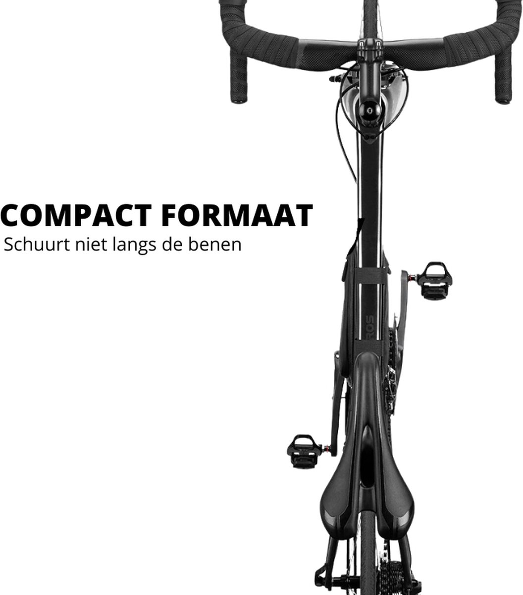 Sacoche De Cadre Vélo Rockbros – Pochette Triangulaire VTT/route – Étanche – 1,2L – Noir (occasion)