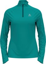 Odlo Midlayer 1/2 Zip Essential Ceramiwarm GROEN - Maat L