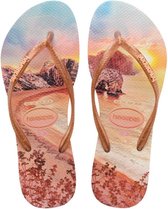 Havaianas Slim Paisage slipper beige / combi, ,BR 39 / 40