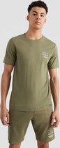 O'Neill T-Shirt STATE CHEST ARTWORK - Deep Lichen Green - Xs