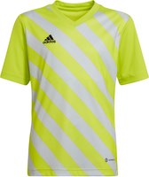 adidas - Entrada 22 GFX Jersey Youth - Groen Voetbalshirt-128