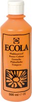 Plakkaatverf Ecola flacon van 500 ml, oranje