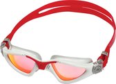 Aquasphere Kayenne - Zwembril - Volwassenen - Red Titanium Mirrored Lens - Grijs/Rood