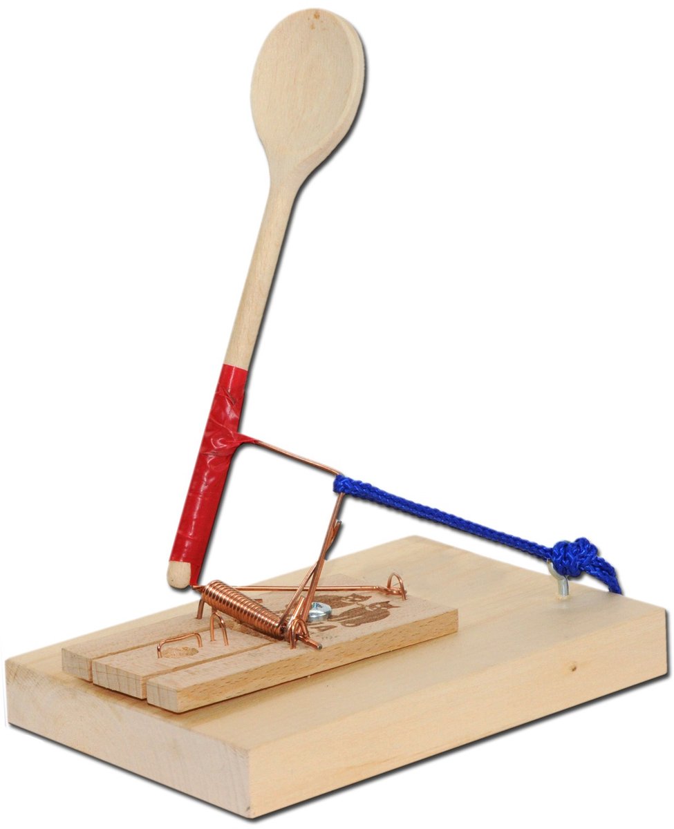 Kids At Work Katapult Junior 21,3 Cm Hout Bruin 7-delig
