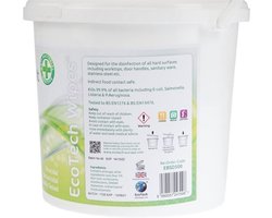 EcoTech Desinfecterende Reinigingsdoekjes - Emmer 500 Doekjes DE325