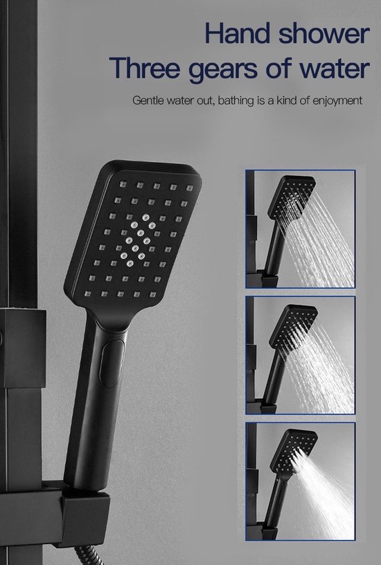 Complete Doucheset Compleet Douchesysteem Temperatuurdisplay