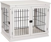 PawHut Cage pour chien pour la maison cage pour chien d'intérieur niche pour chien animal de compagnie 2 portes D02-040