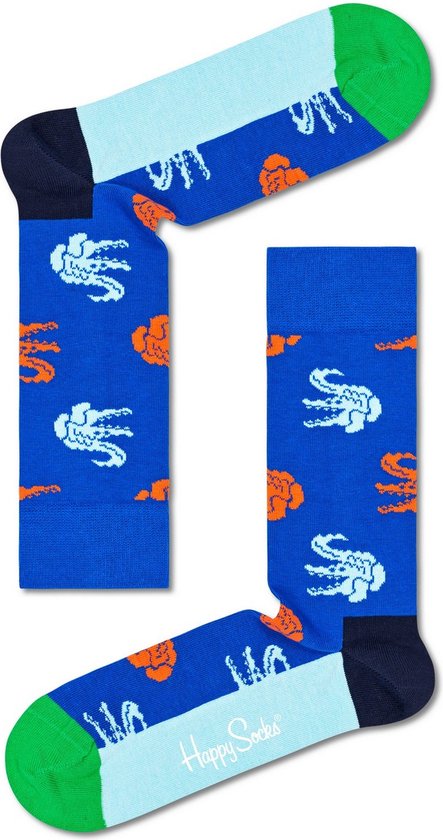 Happy Socks crocodile blauw - 41-46