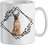 Mok Belgian Malinois 1.5| Hond| Hondenliefhebber | Cadeau| Cadeau voor hem| cadeau voor haar | Beker 31 CL