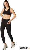 Dames Legging | hoog sluitend |elastische band |sport legging | yoga legging | fitness legging | kleur: zwart | Maat: M