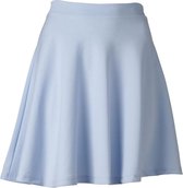 Dames korte A-lijn rok lichtblauw | Maat XL