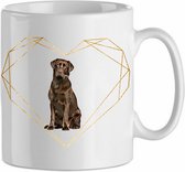 Mok Labrador 1.4| Hond| Hondenliefhebber | Cadeau| Cadeau voor hem| cadeau voor haar | Beker 31 CL