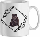 Mok Pug 1.4| Hond| Hondenliefhebber | Cadeau| Cadeau voor hem| cadeau voor haar | Beker 31 CL